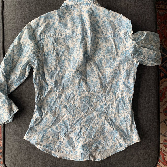 Cottage Core 1970s Dress Shirt - Picture 6 of 6